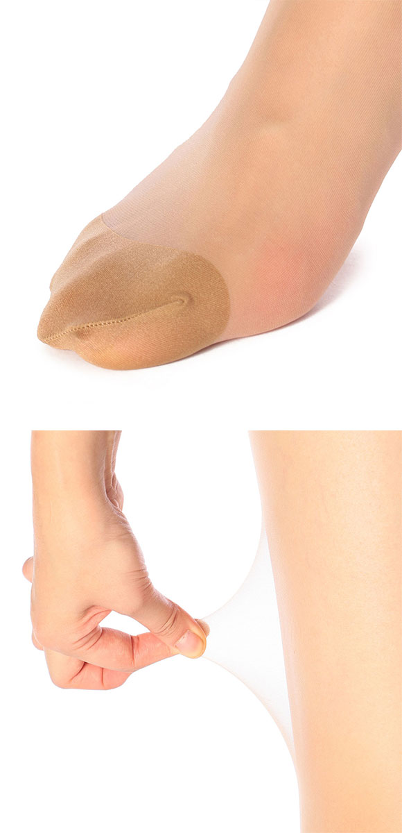 福助 Fukuske 満足 ストッキング パンスト 着圧 日本製 ノンラン