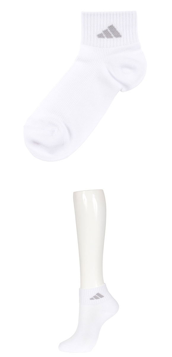 アディダス 甲メッシュ ショート丈 ソックス 3足セット レディース 靴下 adidas 消臭 破れにくい 23-25cm