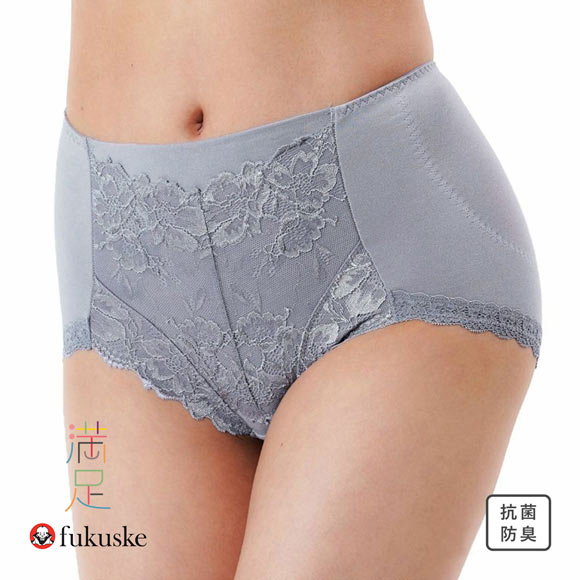 福助 fukuske 満足 お腹・ヒップ引き上げ スタンダードショーツ レディース やや深履きタイプ ヒップアップ 37-3172 単品