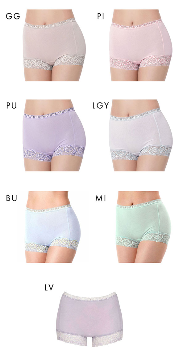 福助 Fukuske 満足 ヒップを包み込む 一分丈 ショーツ ボーイレングス レディース 単品