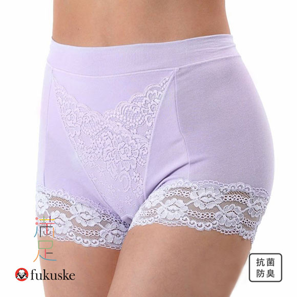福助 Fukuske 集中美腹メイク 1分丈ショーツ やや深ばき フロント