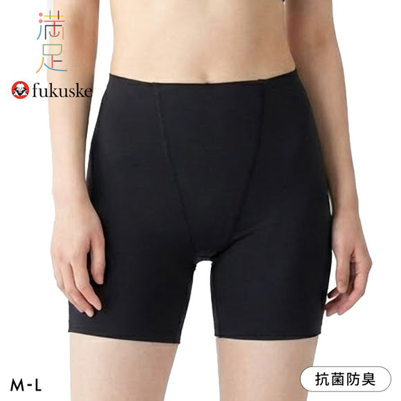 福助 満足 美姿勢 大転子サポート 2分丈ボトム レディース サポートインナー Fukuske