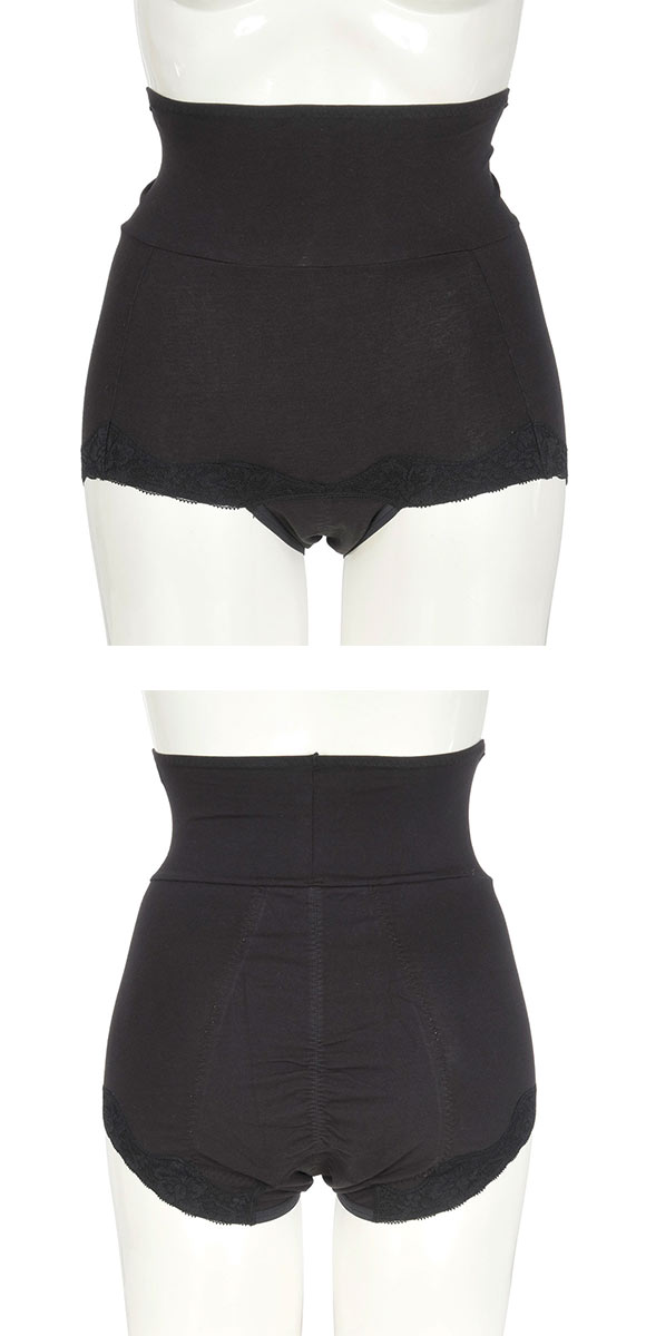 福助 満足 腹巻付き 1分丈 サニタリーショーツ 夜用 レディース 羽つきナプキン対応 fukuske