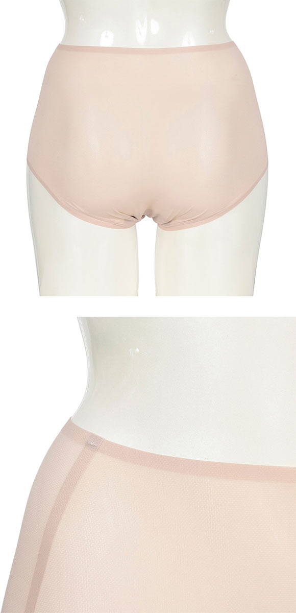 福助 満足 美涼活 メッシュ 深ばき ショーツ レディース 接触冷感 fukuske