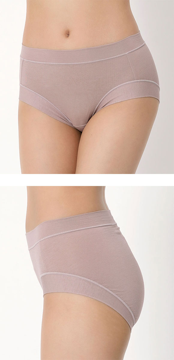 福助 Fukuske レディース 満足 美温活 よもぎ蒸し ノーマルショーツ 袋入り 単品