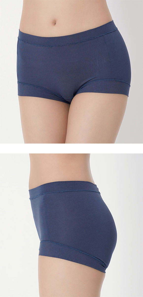 福助 Fukuske レディース 満足 美温活 よもぎ蒸し 一分丈ショーツ 袋入り 単品