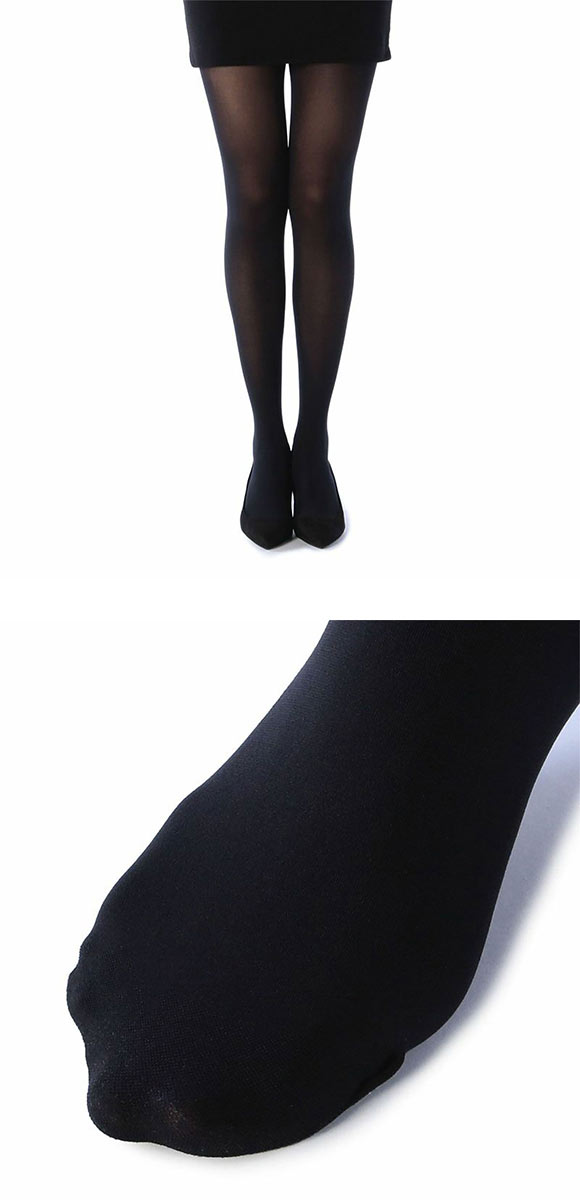 福助 満足 しっとりダブル保湿 60デニール タイツ JMLサイズ レディース 日本製 Fukuske