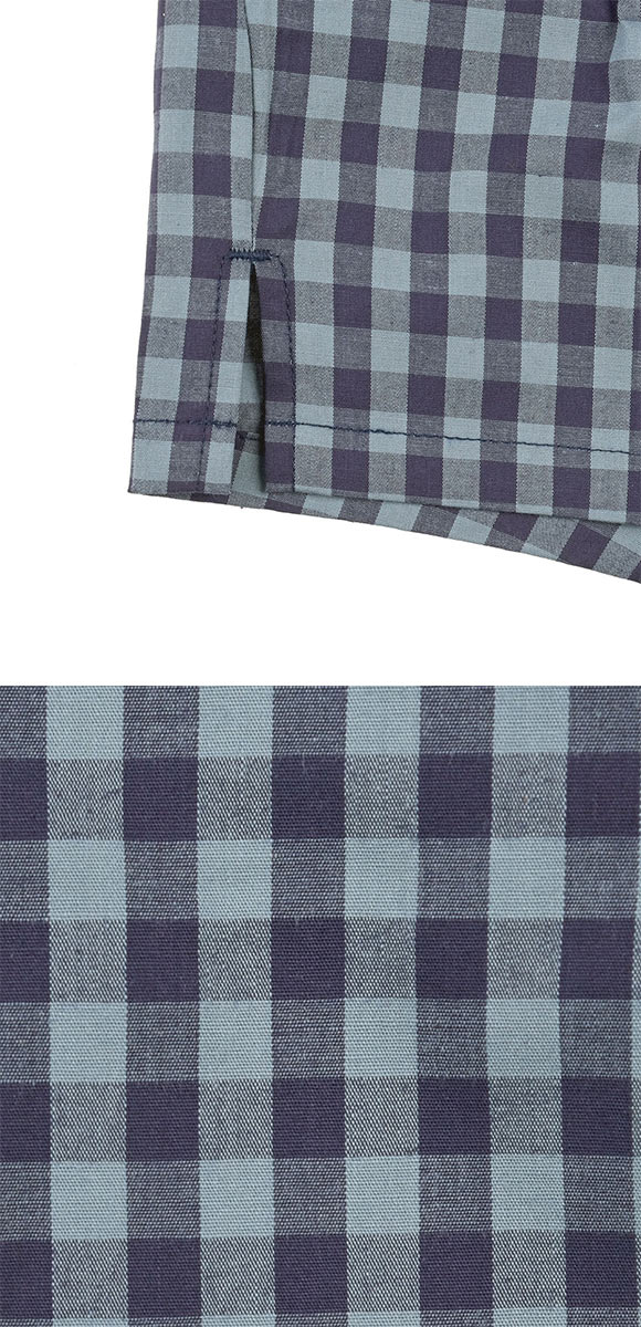 福助 SHITATEYA PANTS ギンガムチェック ストレッチ トランクス メンズ 前あき fukuske