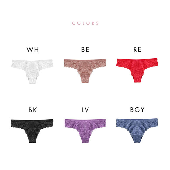 コントランテ ContRante ジョリーエマ Jolie Emma 総レース ブラジリアン ショーツ なめらか 柔らか ストレッチ ひびきにくい Tバック 単品