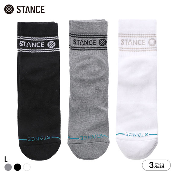 スタンス VITAL QUARTER 3 PACK クォーター丈 ソックス 3足セット