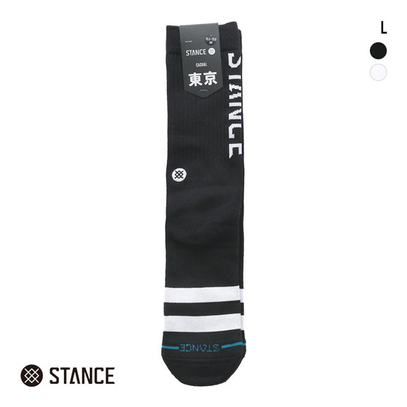 スタンス OG TOKYO CREW クルー丈 ソックス メンズ STANCE 靴下