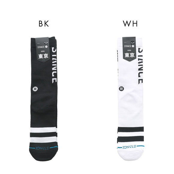 スタンス OG TOKYO CREW クルー丈 ソックス メンズ STANCE 靴下
