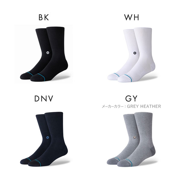 スタンス ICON クルー丈 ソックス メンズ STANCE 靴下