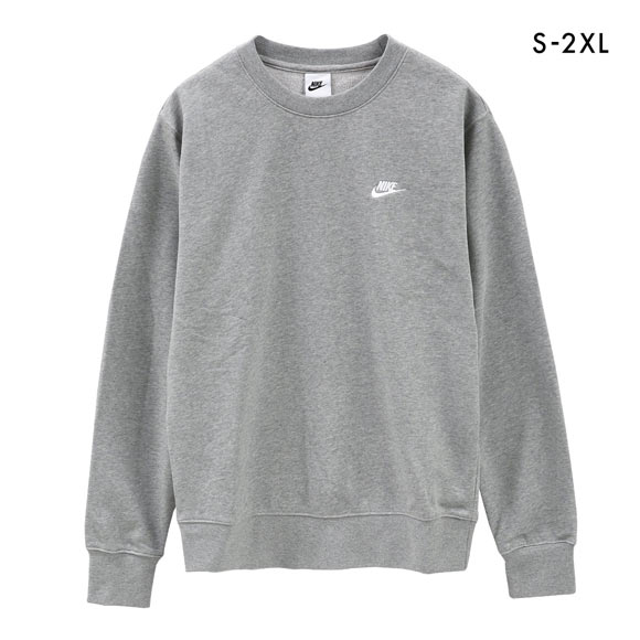 ナイキ クラブ フレンチテリー クルーネック トップス 長袖 メンズ スウェット トレーナー NIKE