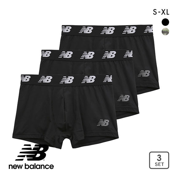 ニューバランス NewBalance プレミアム ボクサーパンツ 3枚組 メンズ アンダーウェア