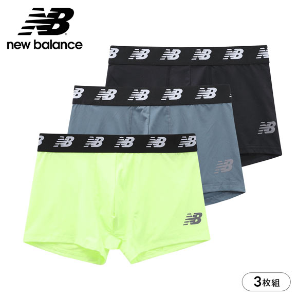 ニューバランス NewBalance プレミアム ボクサーパンツ 3枚組 メンズ アンダーウェア