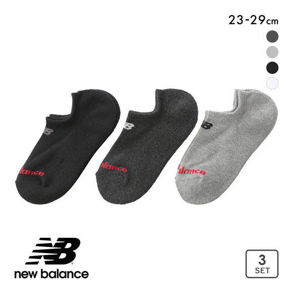 ニューバランス スニーカーレングス ソックス 3足セット メンズ