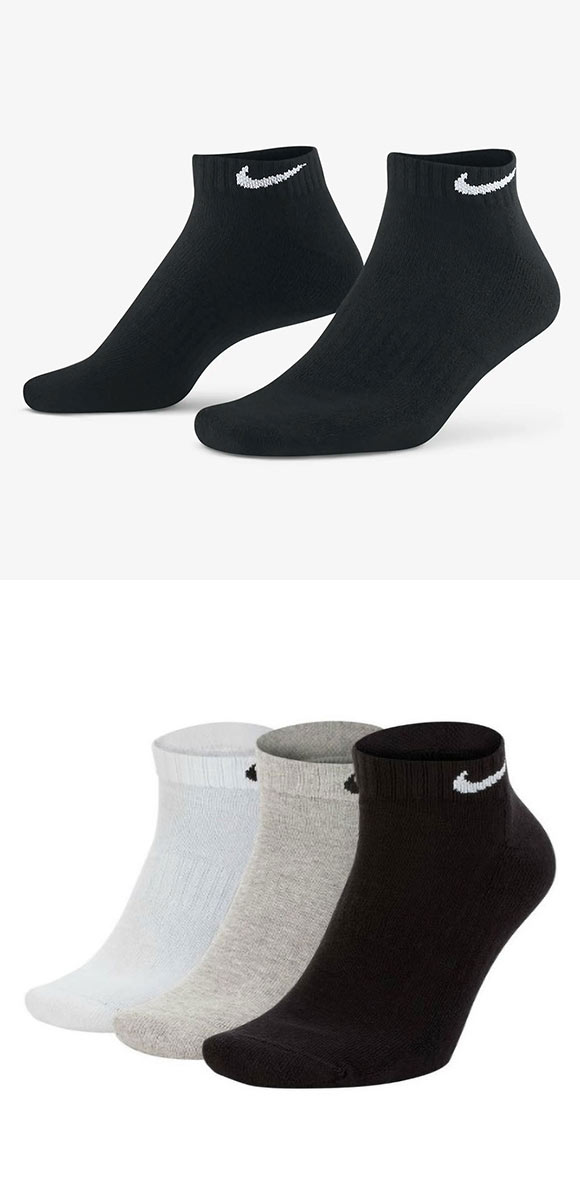 ナイキ NIKE エブリデイ クッション ロー ソックス 3足組 靴下 メンズ レディース SX7670 21-23cm 23-25cm 25-27cm 27-29cm