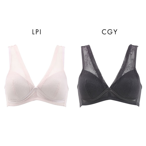 下からはけるブラ ノンワイヤー ブラジャー レディース アンダーメッシュ ハーフトップ 単品