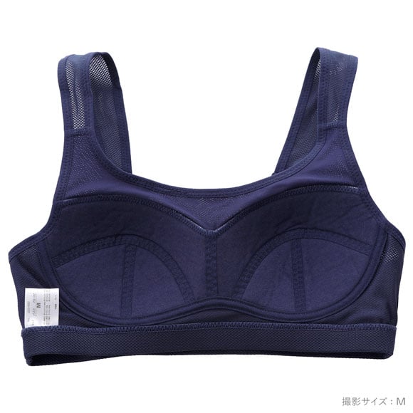 Sporty Fit Bra スポーティフィットブラ 吸水速乾 上胸押さえ スポーツブラ ハーフトップブラ 単品