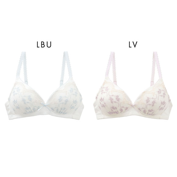 カジュアルフィーリング ブーケチュール ノンワイヤー ブラジャー レディース リラクシング Casual Feeling