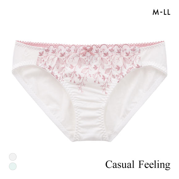 カジュアルフィーリング コットンレース ペアショーツ レディース ノーマルショーツ スタンダード Casual Feeling OW MI