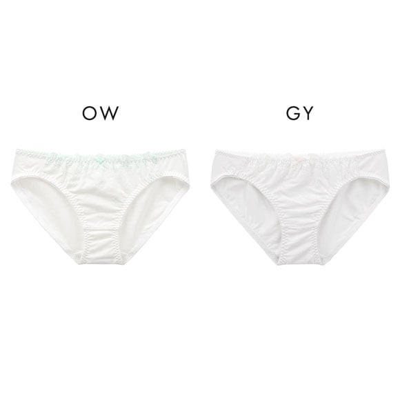 カジュアルフィーリング コットンレース ペアショーツ レディース ノーマルショーツ スタンダード Casual Feeling OW GY