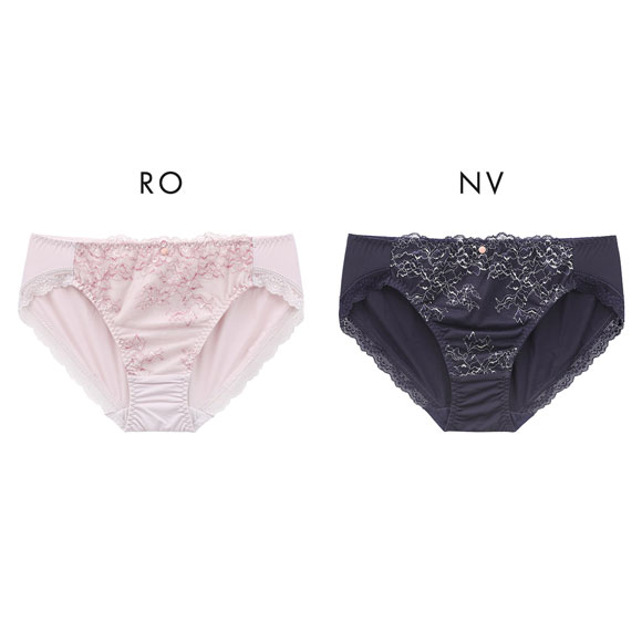 スッキリ細見えブラ ペアショーツ レディース スタンダード ノーマル M L LL 大きいサイズ