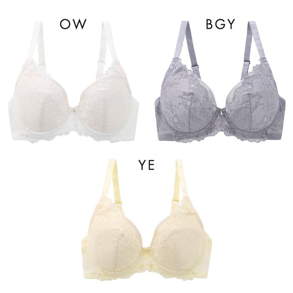 すっきり着やせ 小胸メイクブラ 3/4カップ ブラジャー レディース DEF