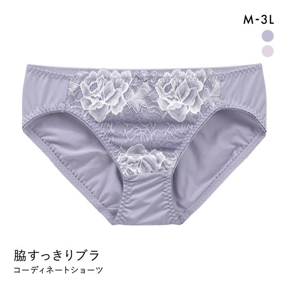 脇すっきりソフトワイヤーブラ ペアショーツ ノーマルショーツ