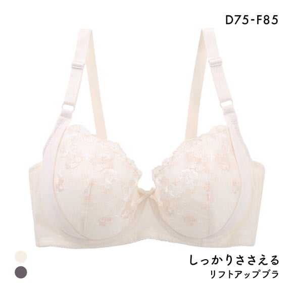 しっかりささえるリフトアップ ソフトワイヤー ブラジャー レディース グラマーサイズ 大きいサイズ