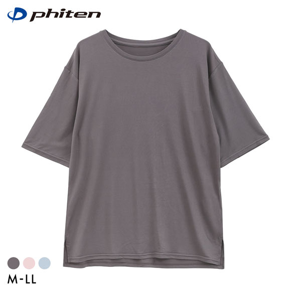 ファイテン phiten アクアチタン採用 ルームTシャツ レディース 半袖 ルームウェア リラックス