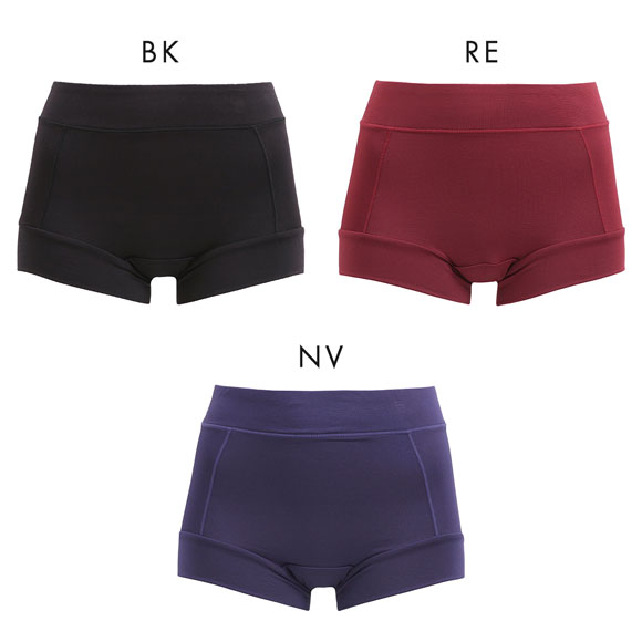 着るホカロン 腰・マチ部分当て付き 1分丈ショーツ レディース インナー 保温 裏微起毛 ストレッチ 大きいサイズ