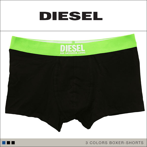 ディーゼル DIESEL MENS UMBX-DAMIEN BOXERS ボクサーパンツ コットンストレッチ メンズ 前とじ