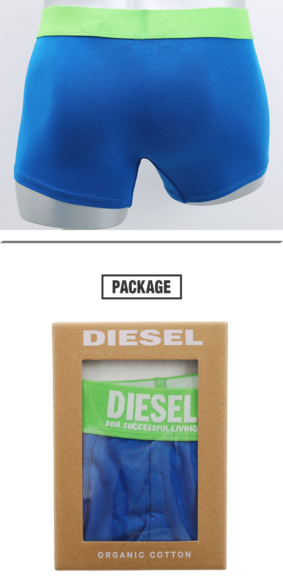 ディーゼル DIESEL MENS UMBX-DAMIEN BOXERS ボクサーパンツ コットンストレッチ メンズ 前とじ