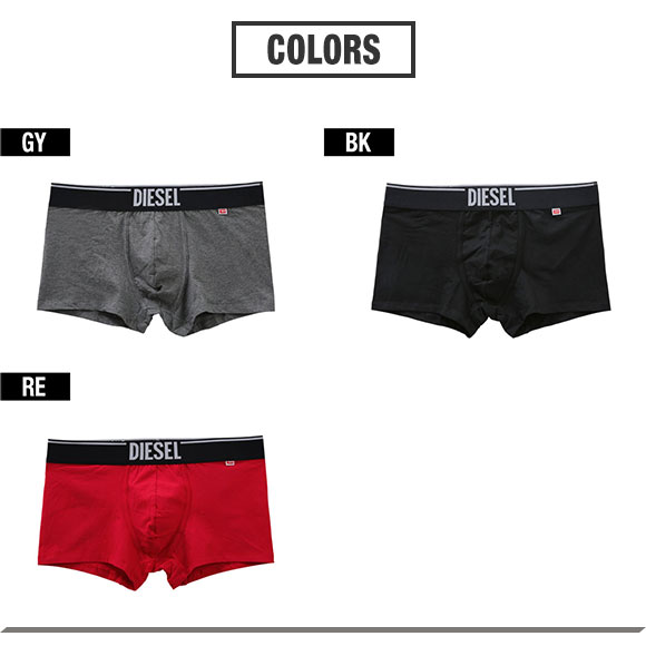 ディーゼル DIESEL MENS UMBX-DAMIEN-TWOPACK ボクサーパンツ 2枚組 メンズ