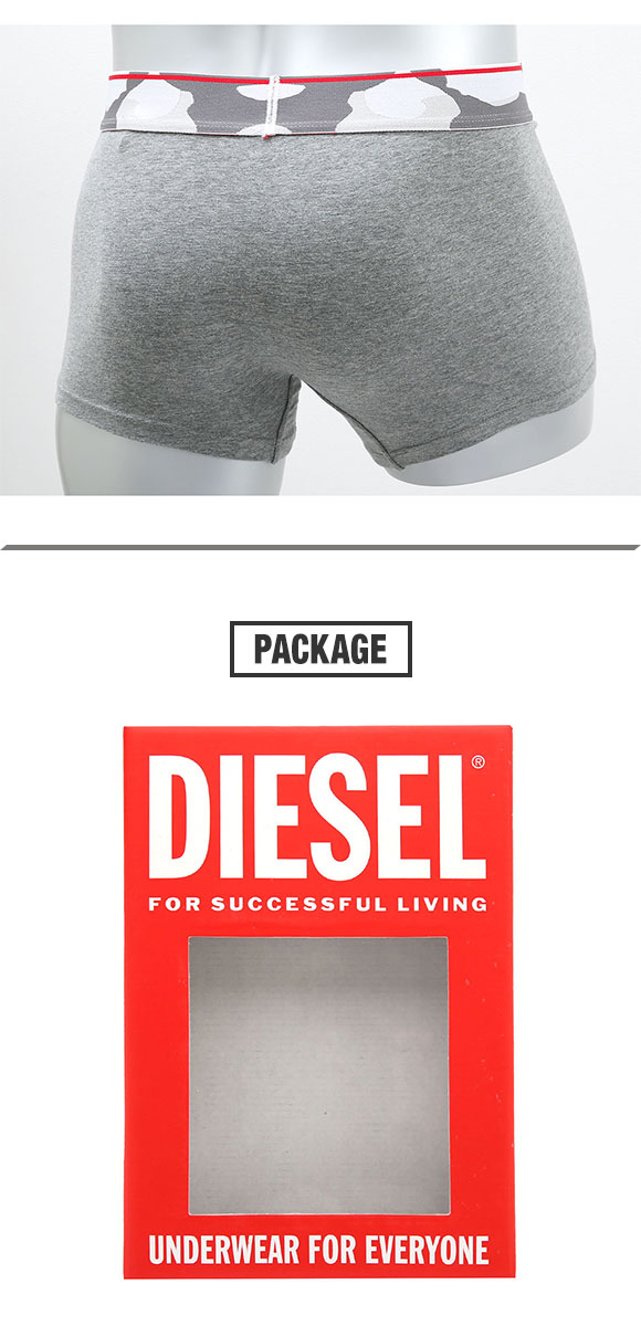 ディーゼル DIESEL MENS UMBX-DAMIEN-TWOPACK ボクサーパンツ 2枚組 メンズ
