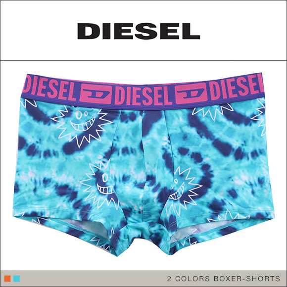 ディーゼル DIESEL MENS ボクサーパンツ タイダイプリント メンズ 前とじ