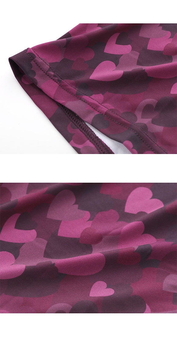 キングノバ ハート柄 ボクサーパンツ メンズ 前あき M L LL ストレッチ プリント 大きいサイズ クリスマス バレンタイン KING NOVA