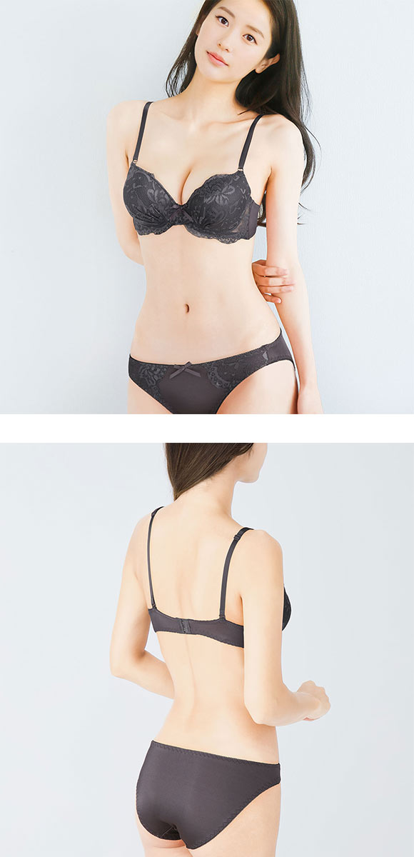 LIFT UP ブラジャー＆ショーツセット ストレッチレース