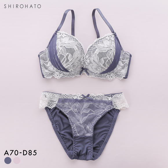 ピュアシェリ サイドリフトハーフ ブラセット ABCD 大きいサイズ 谷間 ブラジャー ショーツ セット 谷間 L字 脇寄せ 盛り PURECHERIE