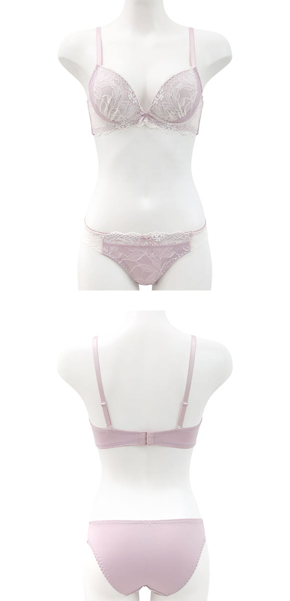 ピュアシェリ サイドリフトハーフ ブラセット ABCD 大きいサイズ 谷間 ブラジャー ショーツ セット 谷間 L字 脇寄せ 盛り PURECHERIE