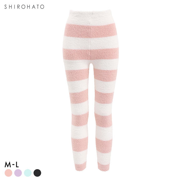 ふわふわレギンス あったかボトム ニットパンツ M L 毛パン 足首丈 ロング丈 保温 冷え対策 スパッツ ルームウェア パジャマ