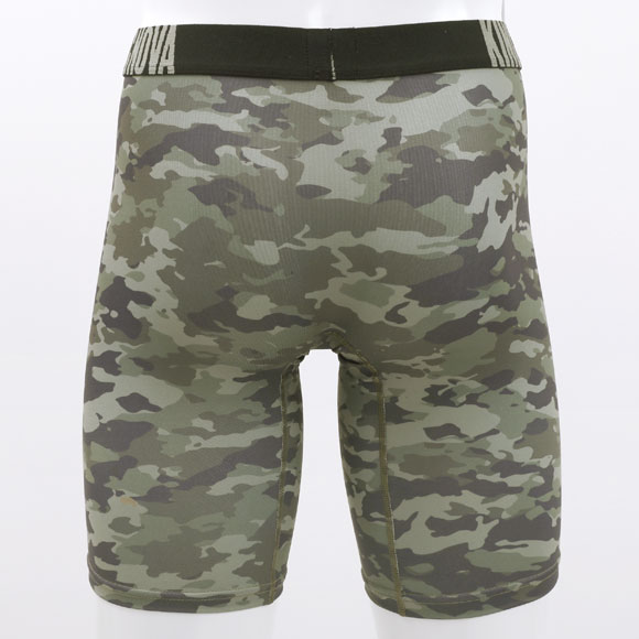キングノバ 迷彩柄 5分丈 ロングボクサーパンツ メンズ 前あき M L LL ストレッチ 大きいサイズ KING NOVA