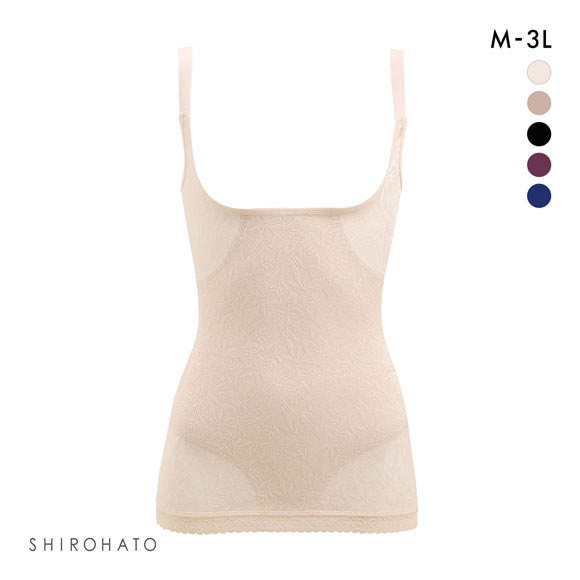 補正下着 ボディシェイパー つり型 花柄