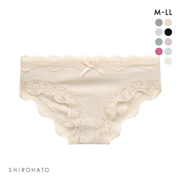 ショーツ ノーマル リブ素材 ストレッチコットン 単品