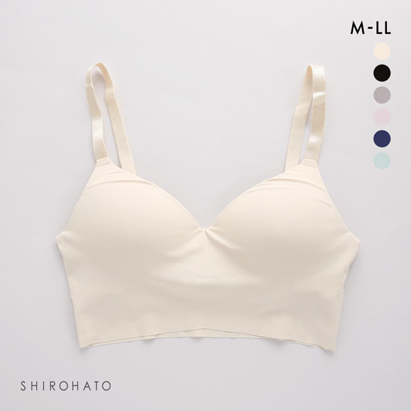 ブラジャー ノンワイヤー 新感覚やみつきブラ ワイヤレスブラ しっとりなめらか 単品