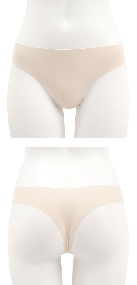 レディース シームレス ショーツ 無地 Tバック 単品