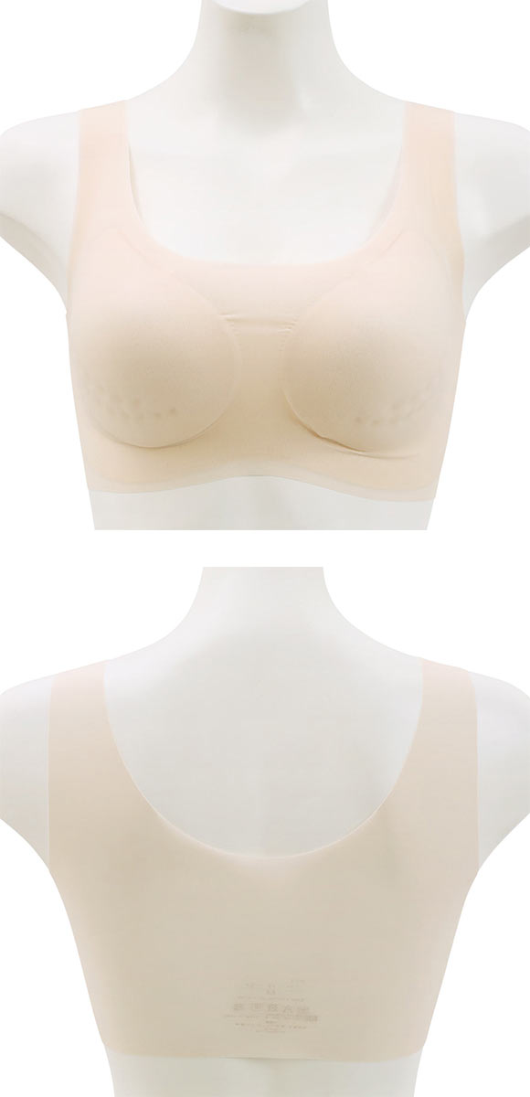 涼感SWITCH 接触冷感 メッシュ高通気 ノンワイヤーブラ M L LL 薄くて軽い ひびきにくい 高通気 涼しい 通気性 むれにくい