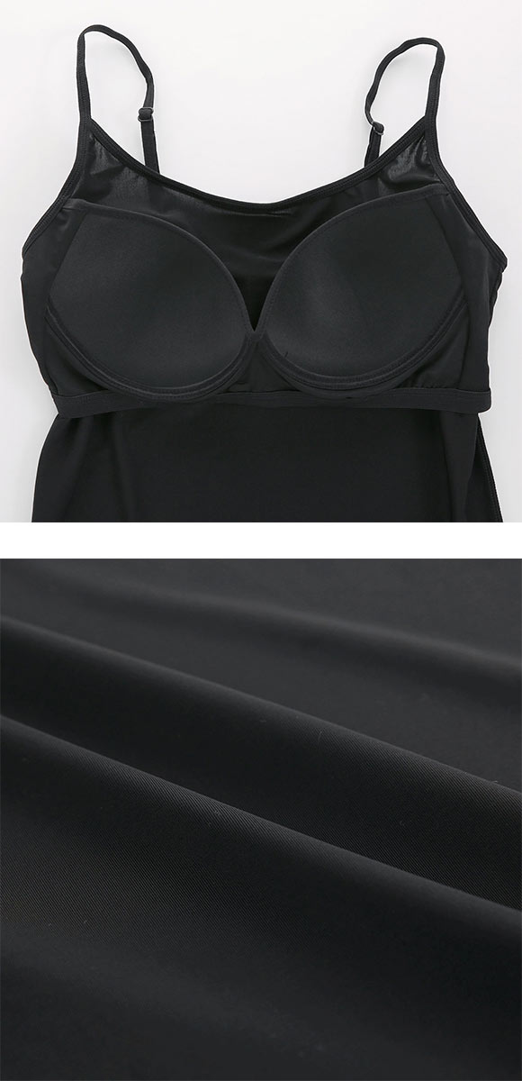 カップ内蔵 キャミソール カップ付きインナー シンプル 無地 ベーシック レディース